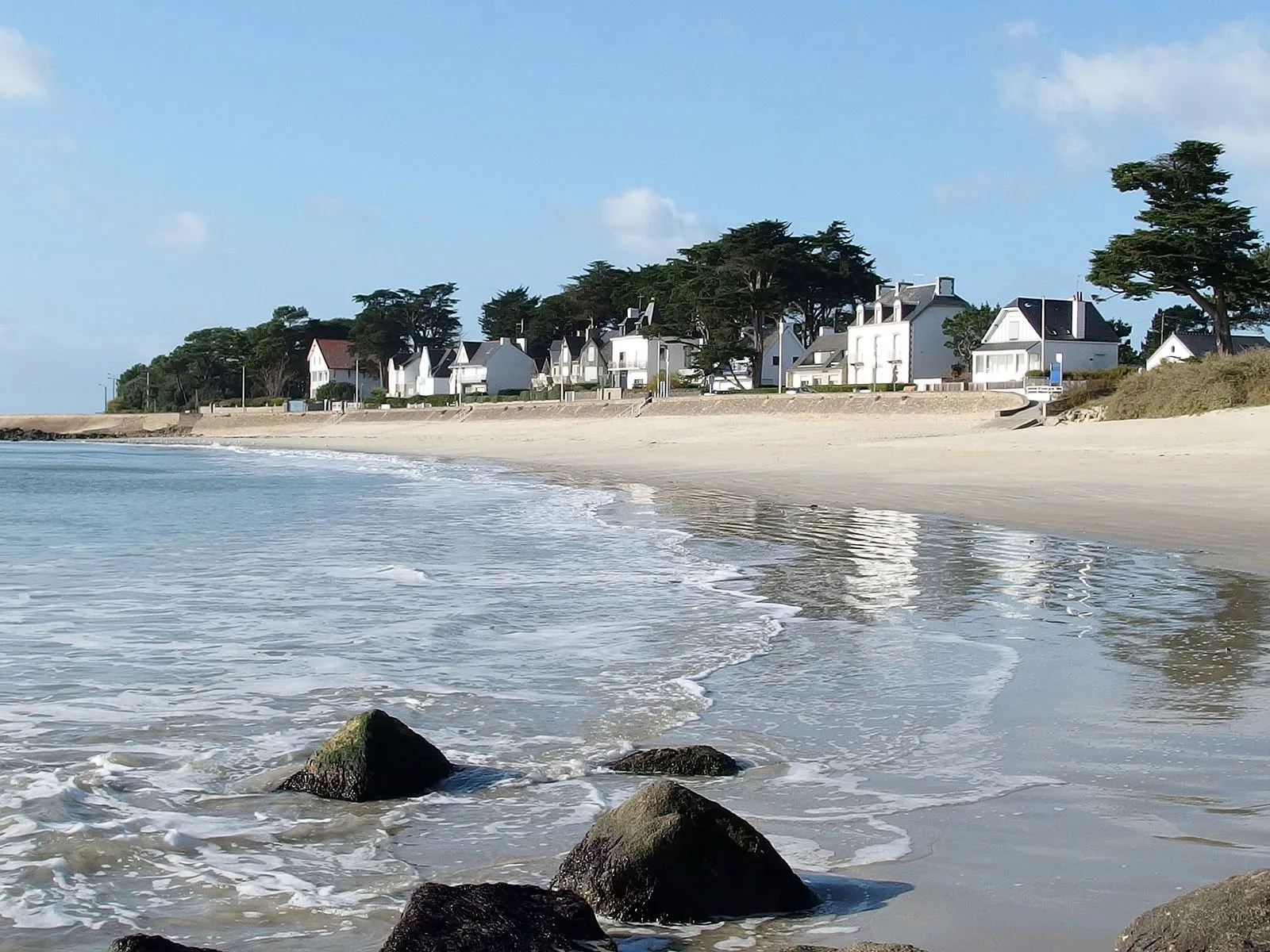 La plage de Légenèse à Carnac